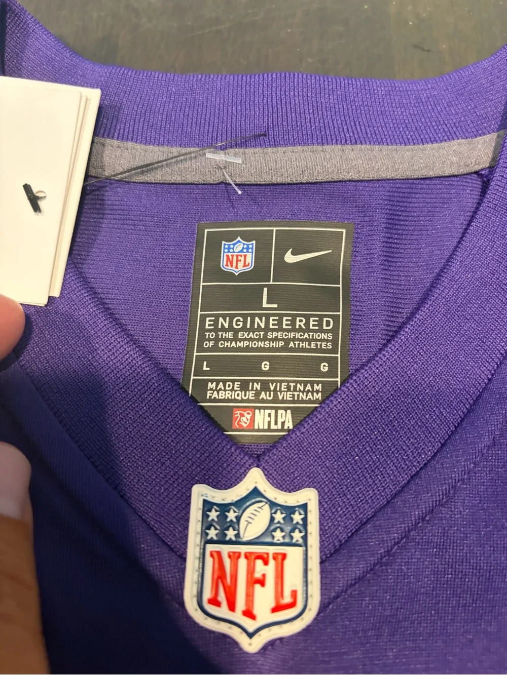 NWT Nike Minnesota Vikings Youth Large NFL Jersey Justin Jefferson